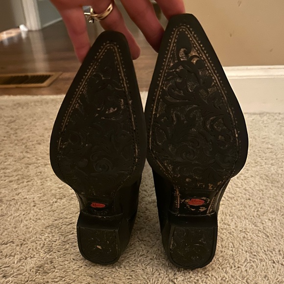 Justin Women’s Western Leather Cowboy Boots - Picture 3 of 4